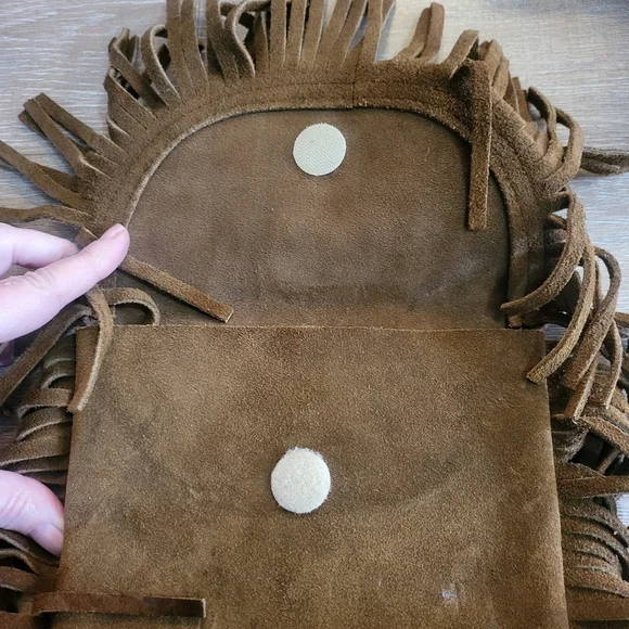 Brown Fringe Crossbody Bohemian Bag - Picture 3 of 7